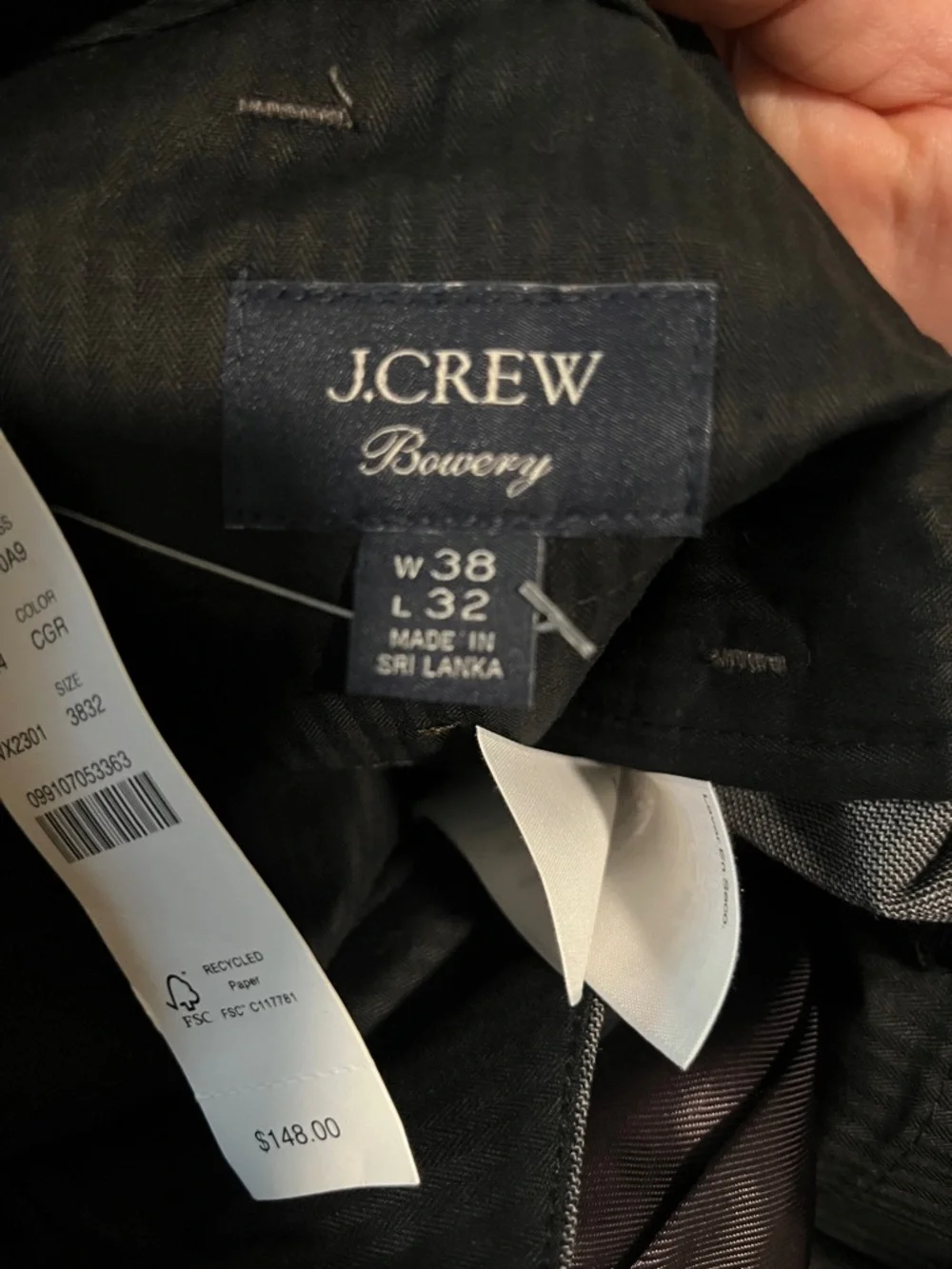 NWT J Crew Bowery Dress Pant Wool Blend